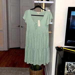 See You Monday Sage Dress